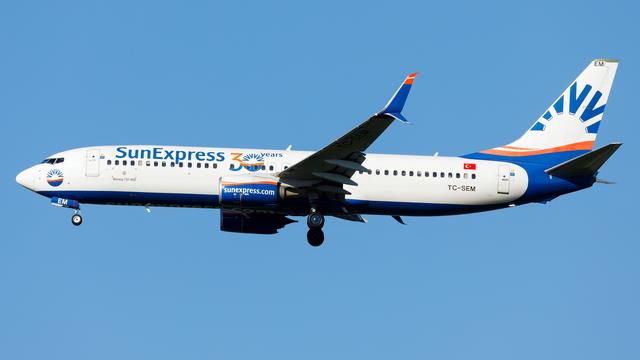 TC-SEM:Boeing 737-800:SunExpress